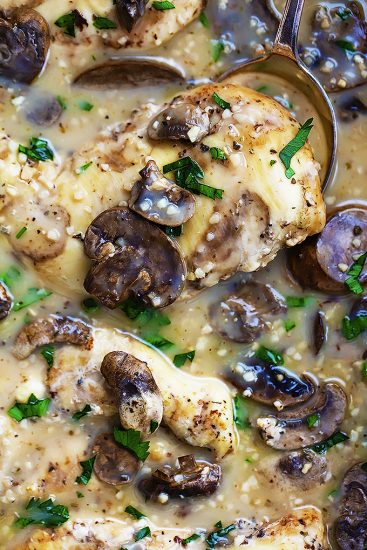 Slow Cooker Chicken Marsala