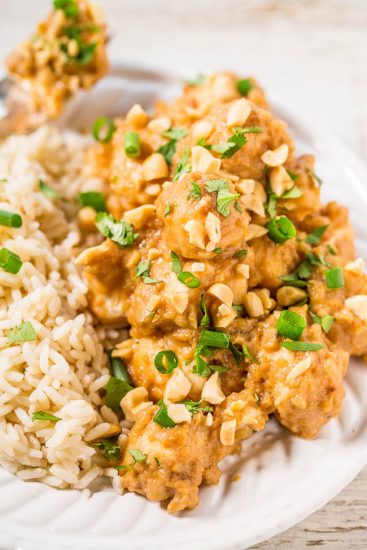 Slow Cooker Chicken Thai Peanut