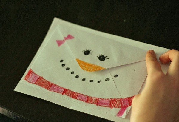 Snowgirl envelope