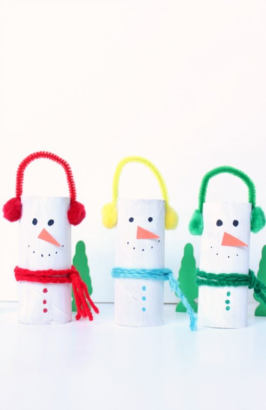 snowman winter craft for kids 