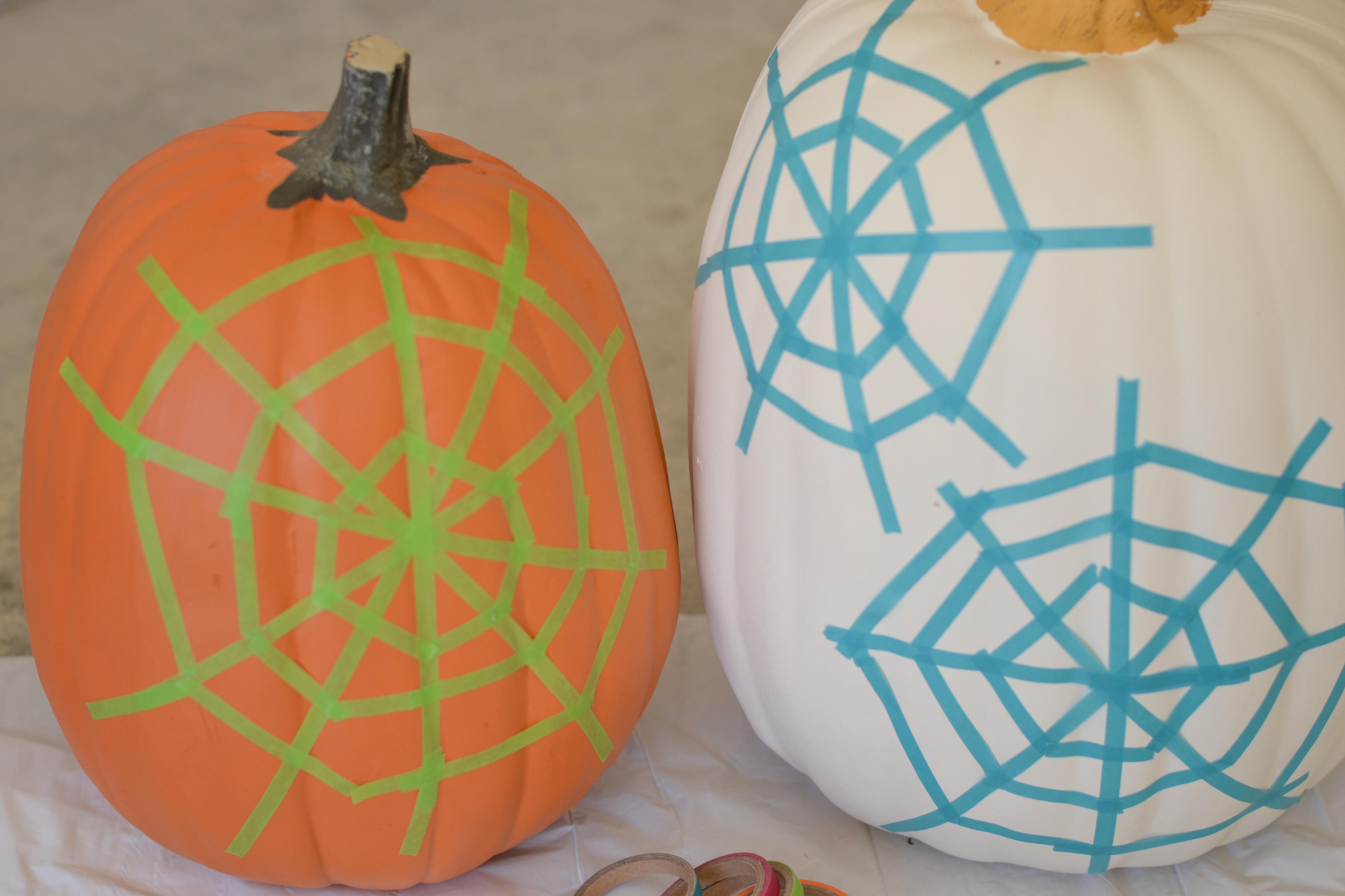 Spider Web Pumpkin Carving Ideas