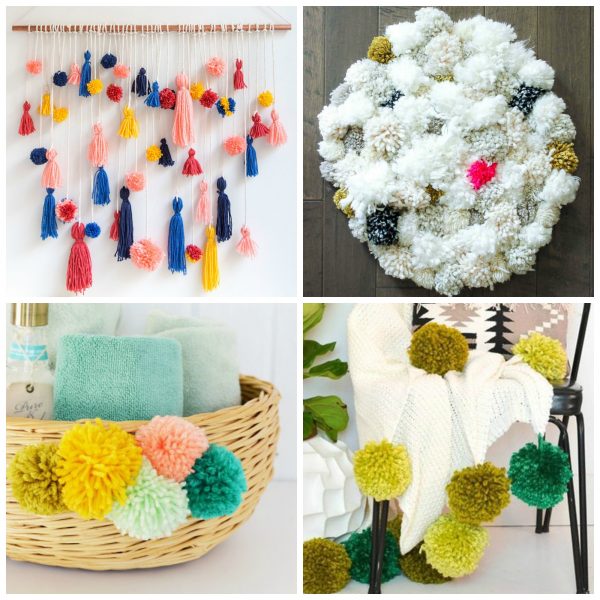 13 Yarn Pom-Poms for Home Decor