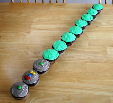 Star Wars Birthday Party Ideas Light Saber Cupcakes