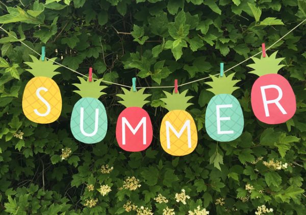 Summer Banner Printable