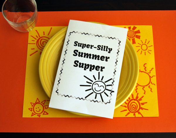 Summer Mystery Meal with printable menu!