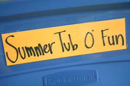 Summer Tub of Crafts