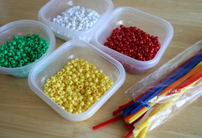Supplies for Handmade Beaded Ornaments