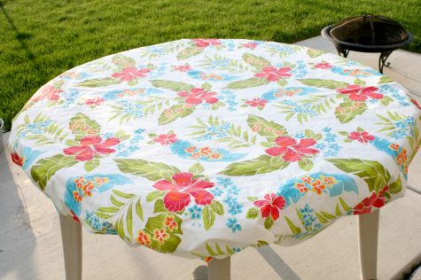 Sewn Table Cloth Hack