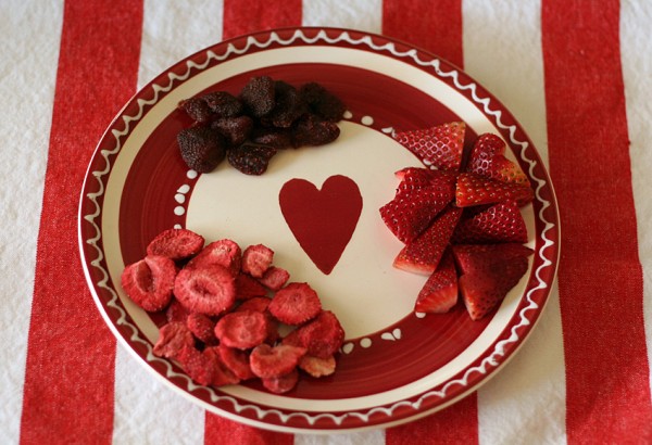 Strawberry taste test for kids