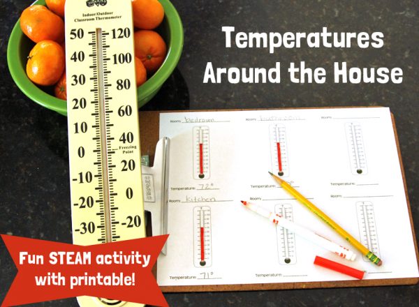 STEAM Activity: Temperatures Around the House