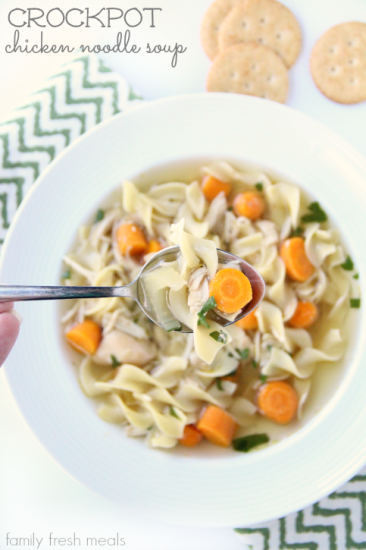 Crock Pot Chicken Noodle Soup