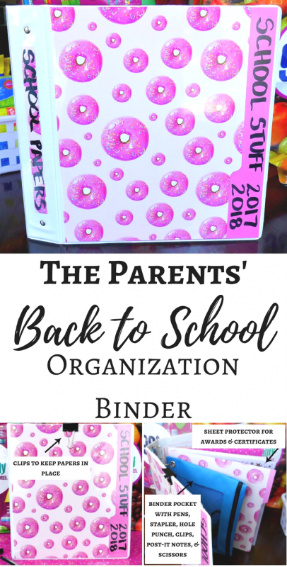The Parents' Back to School Organization Binder