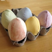 Stuffed Fabric Eggs