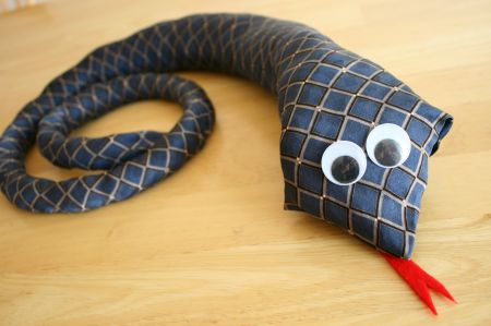 Fathers Day Crafty Tie Snake