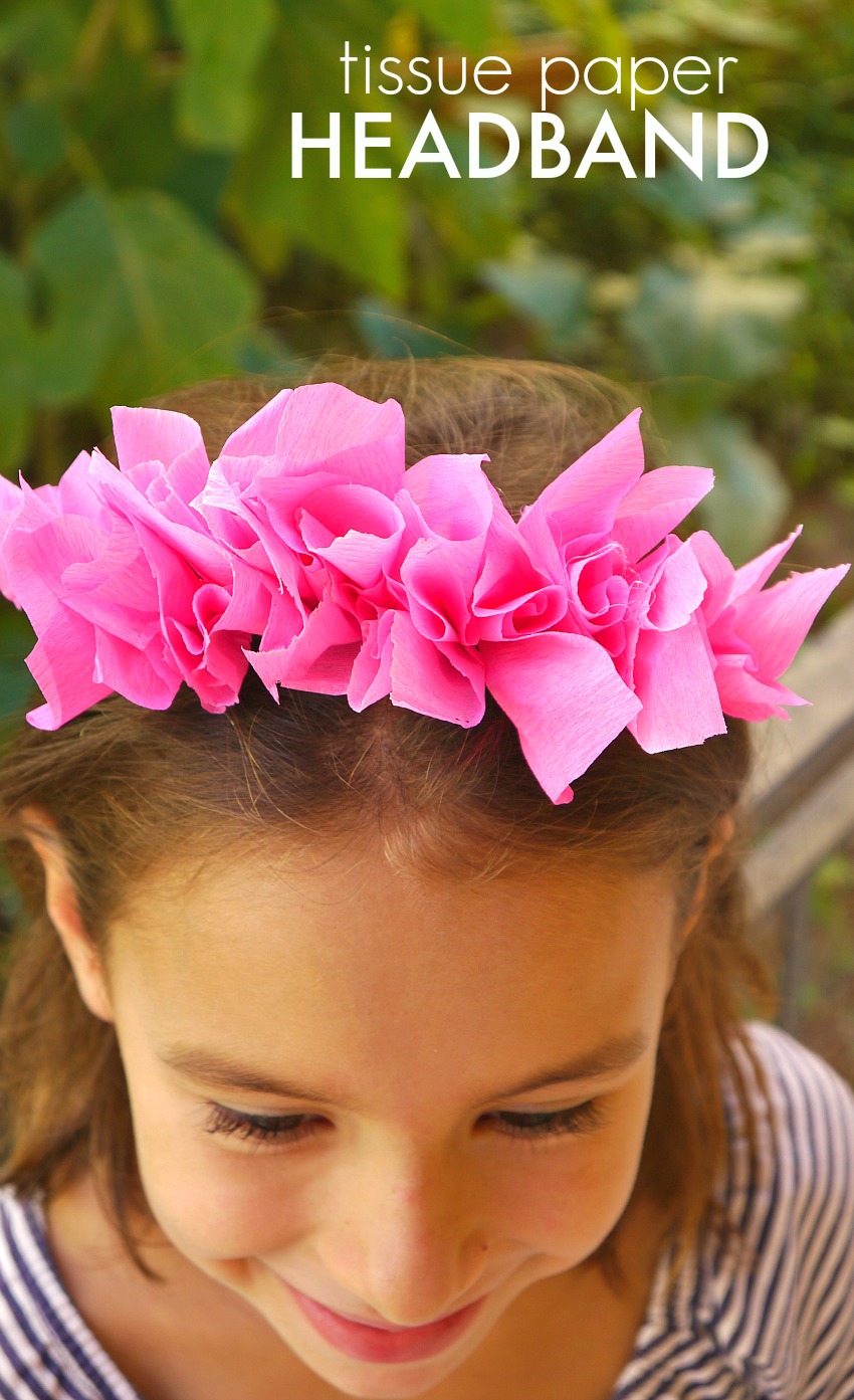 Tissue Paper Headband