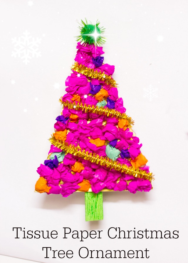 tissue paper tree ornament make and takes tissue paper tree ornament make and takes