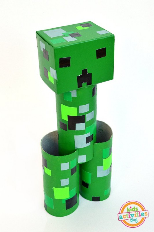 Toilet Roll Minecraft Creeper