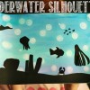 Underwater silhouette paintings
