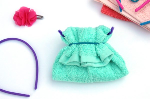 Washcloth purse DIY gift