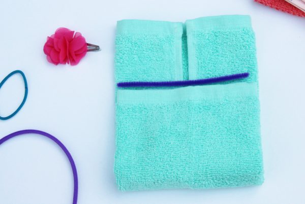 How to make a washcloth purse