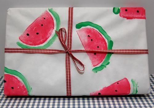 15 DIYs to Make for National Watermelon Day Wrapping Paper