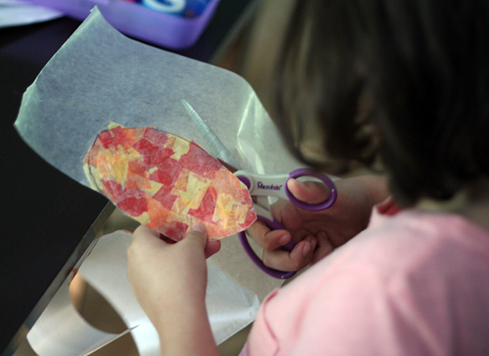 Wax paper leaves