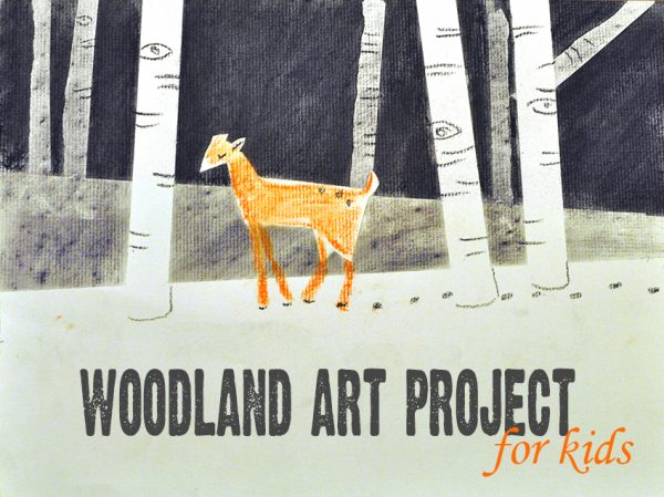 Woodland Art Project for Kids