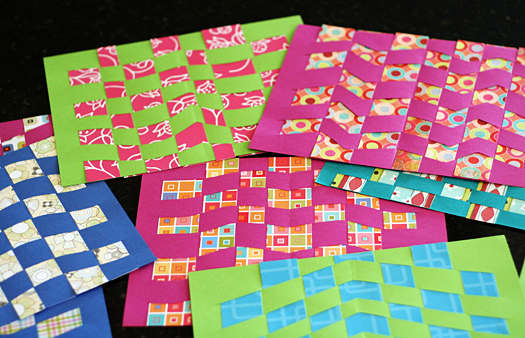 paper weaving for kids