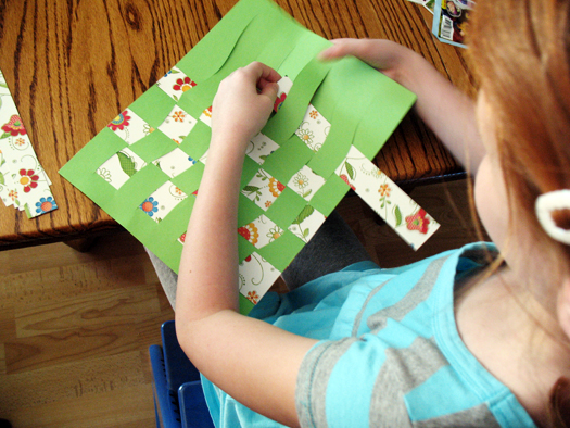 paper weaving for kids