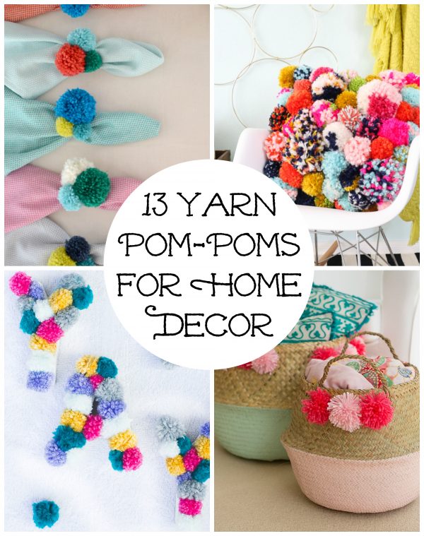 13 Yarn Pom-Poms for Home Decor