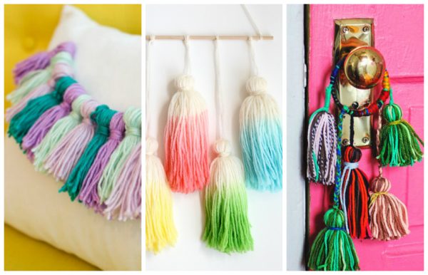 12 Totally Fun Yarn Tassels to Craft