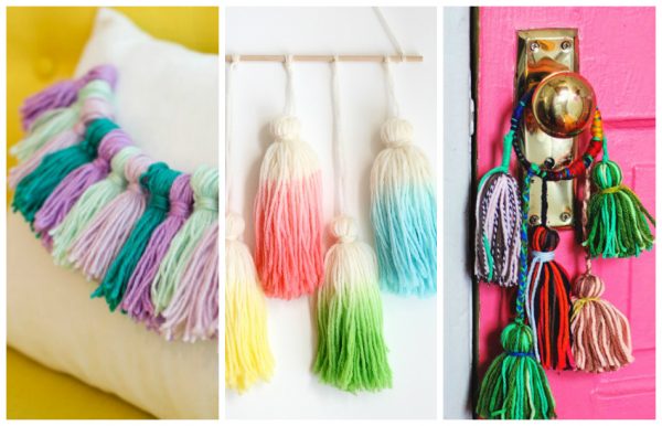 12 Totally Fun Yarn Tassels - Make and Takes