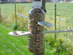 Bottle Bird Feeder Make and Takes