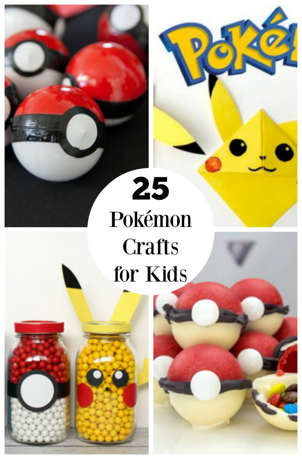 25 Pokemon Crafts For Kids On The Go Make And Takes