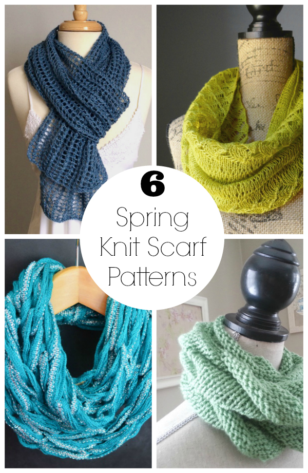 6 Spring Knit Scarf Patterns You Can Make Make And Takes