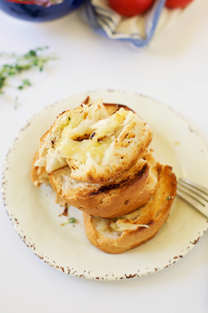 Caramelized Mushroom & Onion Grilled Cheese Recipe