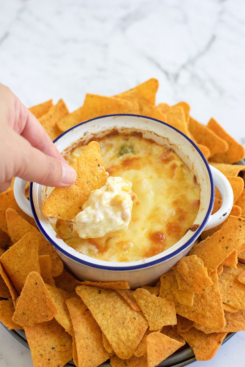 Cheesy Hot Corn Dip Recipe