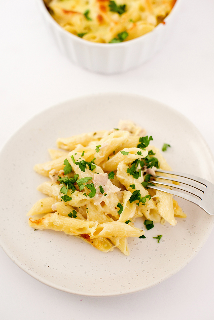 Chicken Alfredo Casserole