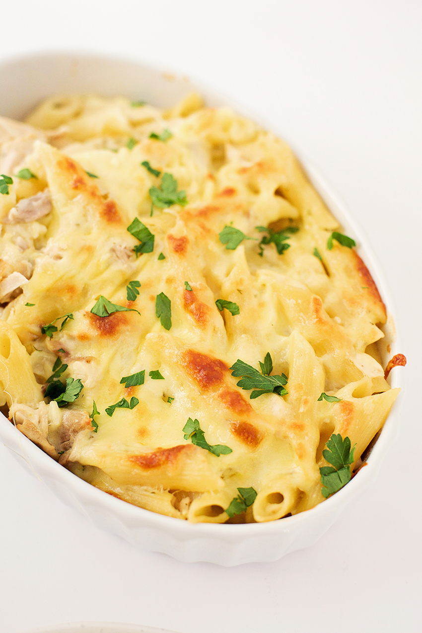 Chicken Alfredo Casserole