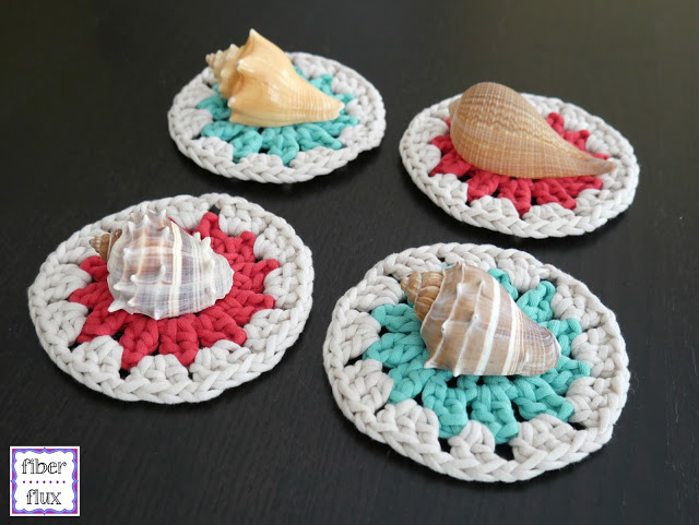 Coastal Crochet Coasters