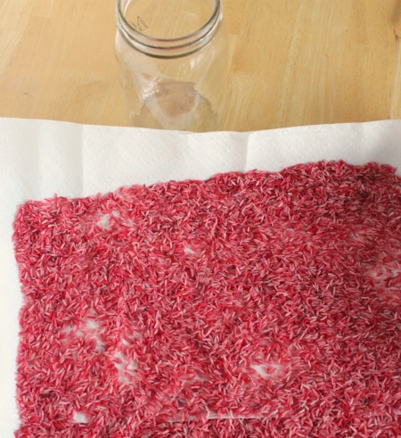 red colored rice