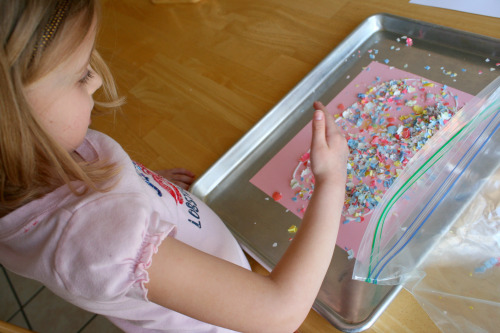 Crafting with Crushed Easter Egg Shells