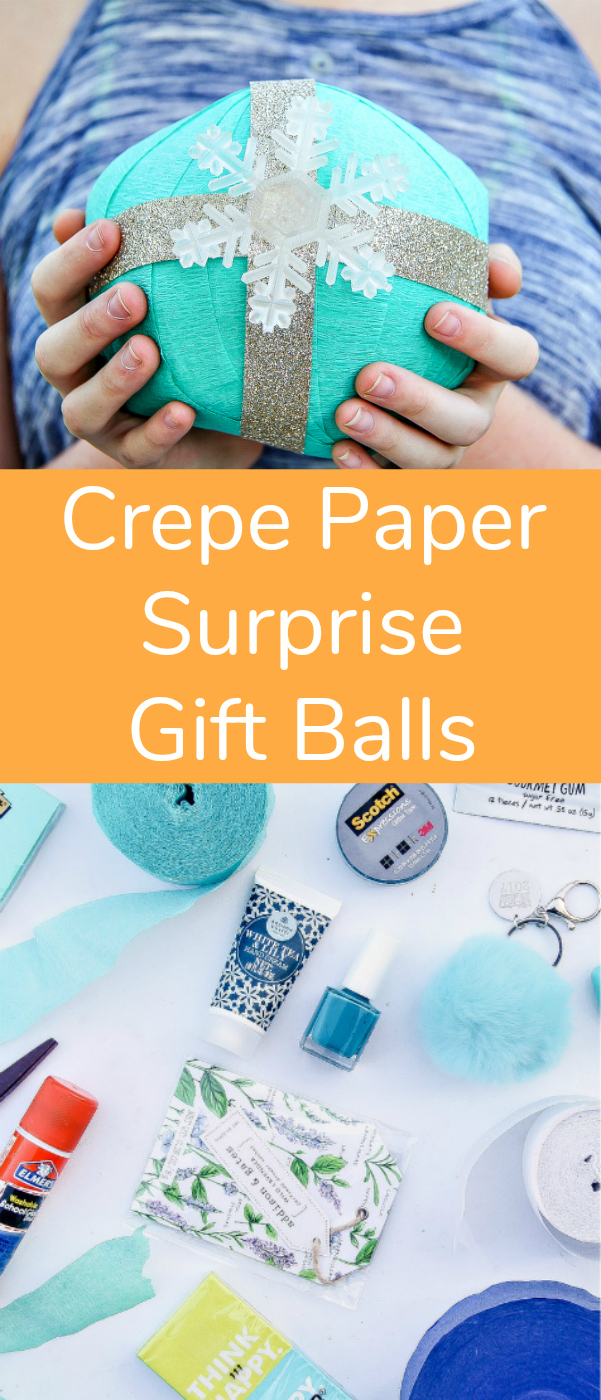 Crepe Paper Surprise Gift Balls