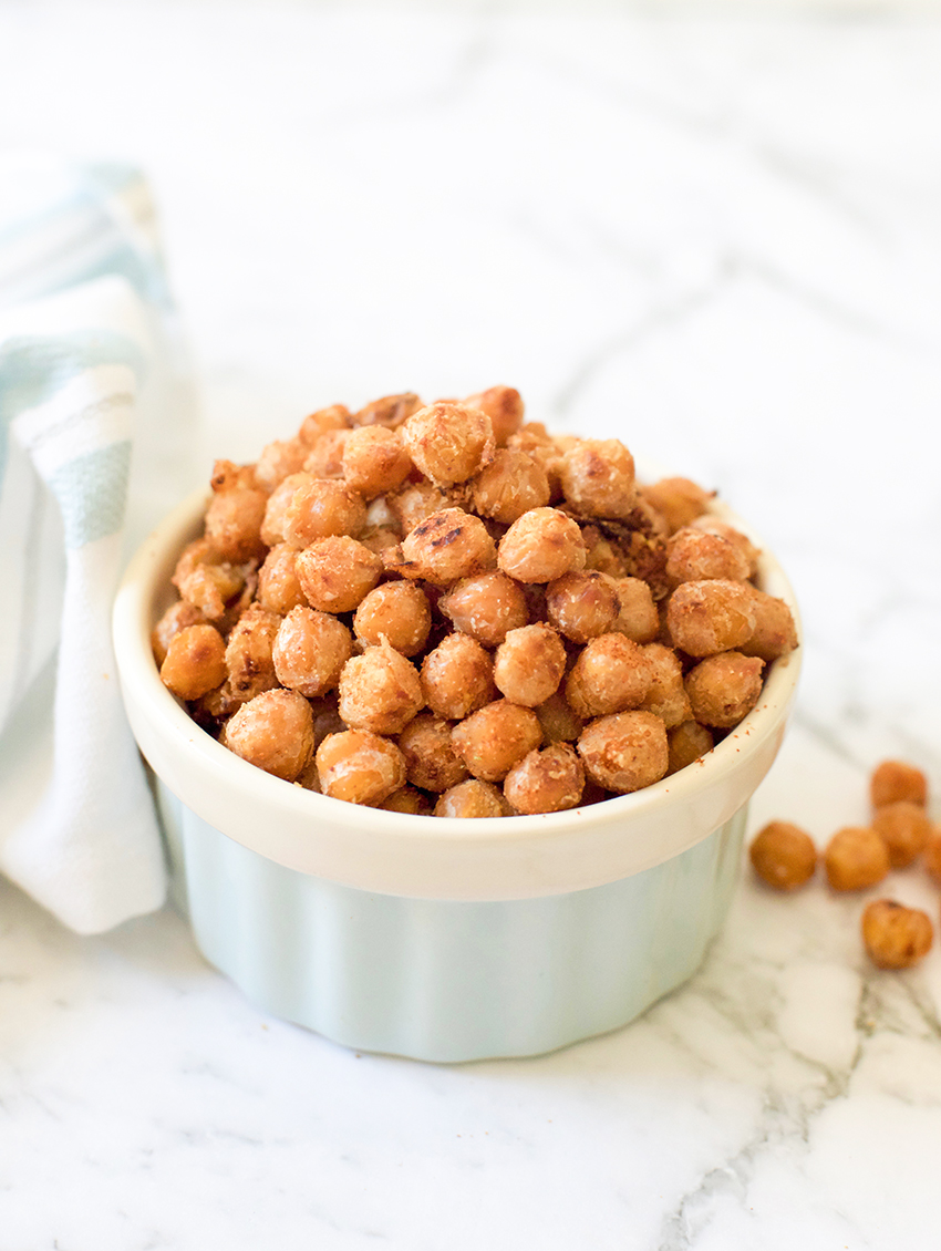 Crispy Pan Fried Chickpeas