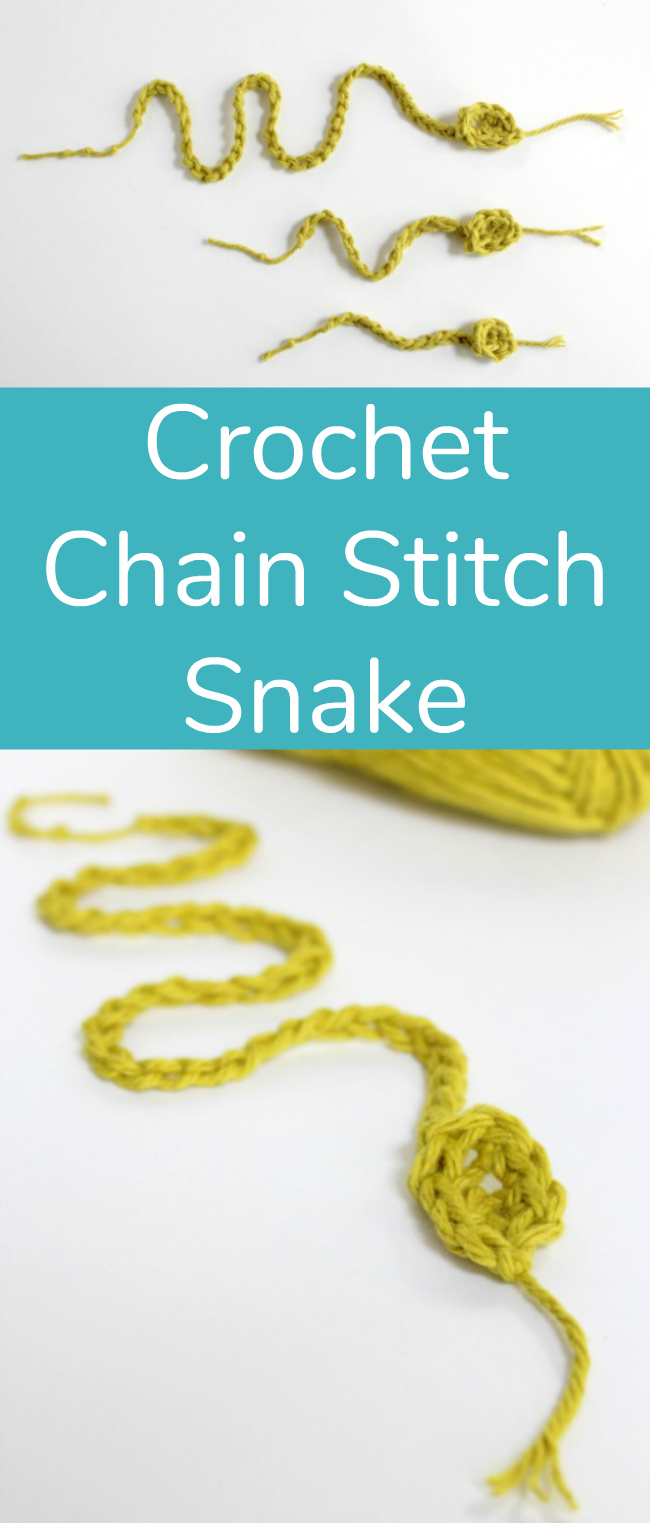 Crochet Chain Stitch Snake to Make