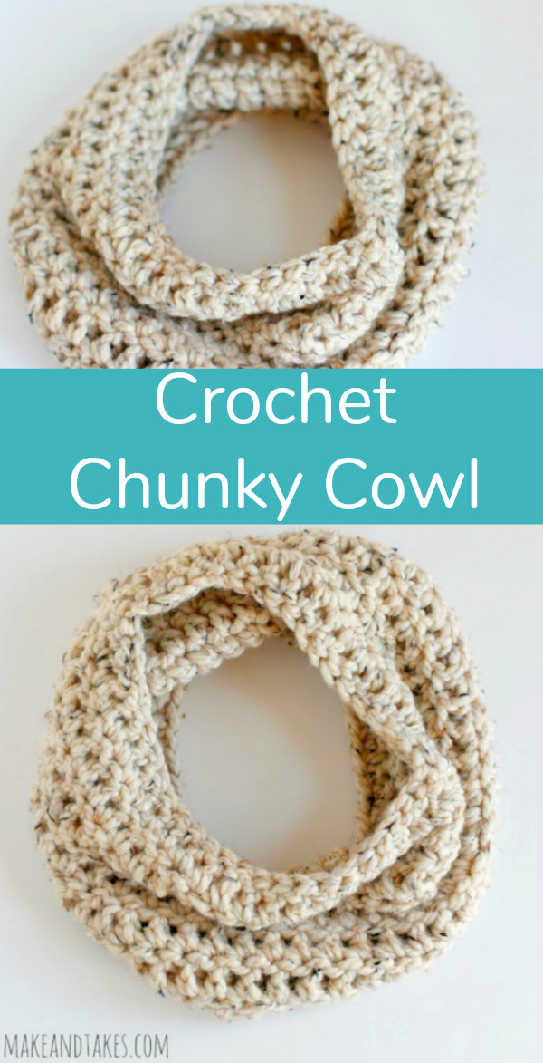 Crochet Chunky Cowl Scarf