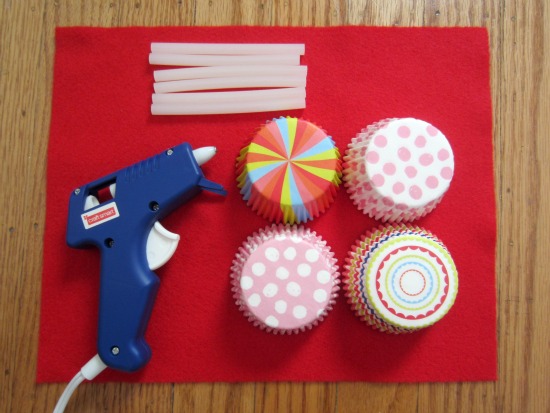 Cupcake Liner Flower supplies