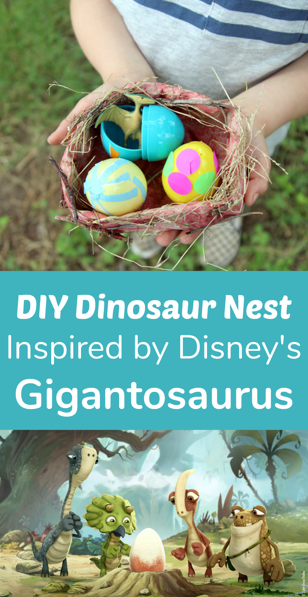 DIY Dinosaur Nest Inspired by Disney's Gigantosaurus