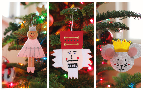 DIY Felt Nutcracker Ornaments for Christmas