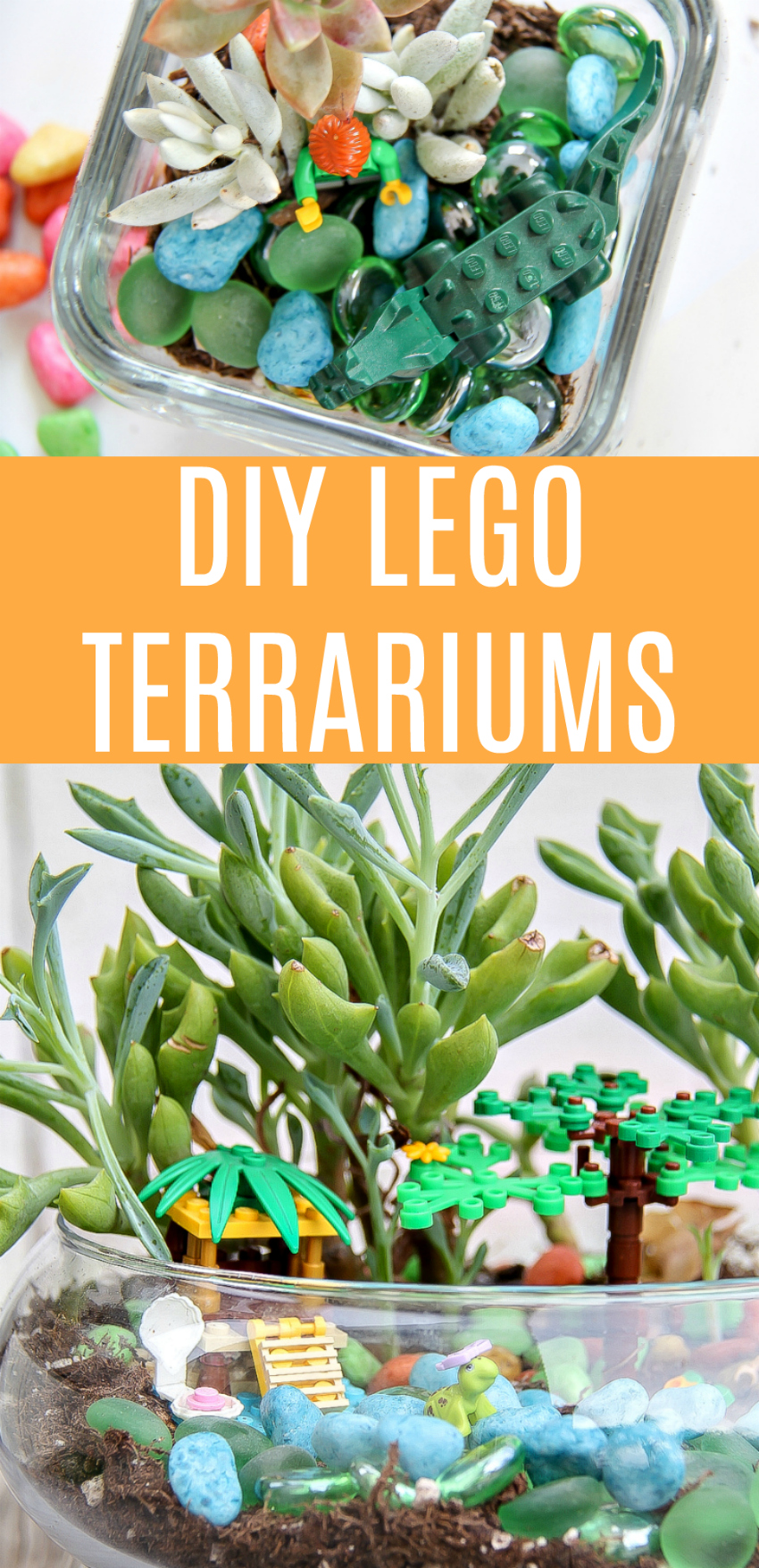 DIY LEGO Terrariums Kids Craft